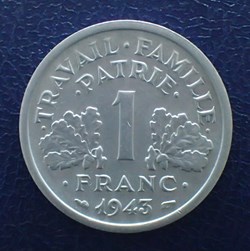 1 FRANC 1943 Bazor