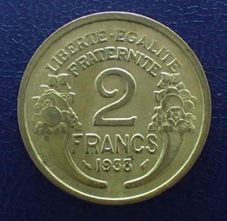 2 FRANCS 1938 Morlon cupro- aluminium