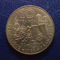 10 FRANCS Victor Hugo écrivain 1985 tranche A