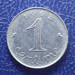 1 CENTIME Epi 1962