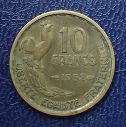 10 FRANCS 1952 Guiraud