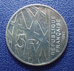 5 FRANCS 1992 Pierre Mendès France
