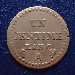 UN CENTIME Dupré  An 6A