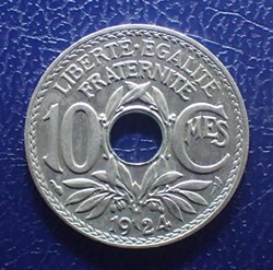10 CENTIMES 1924 Lindauer