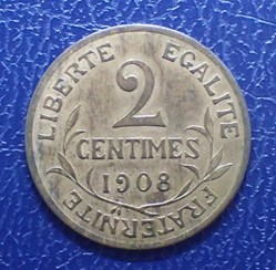 2 Centimes 1908 Daniel-Dupuis