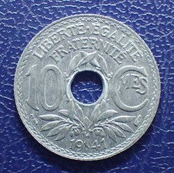 10 CENTIMES 1941 Lindauer type a