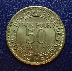 50 CENTIMES 1921 Chambre de commerce