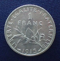 1 FRANC 1915 Semeuse
