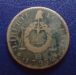 SOL à la balance , FRANCOISE An II 1793 BB