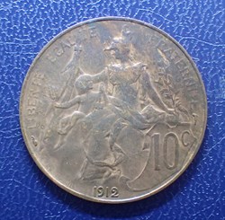 10 CENTIMES 1912 DUPUIS