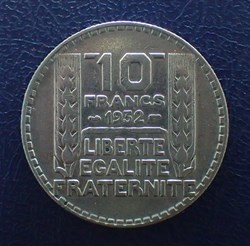 10 FRANCS 1932 Turin