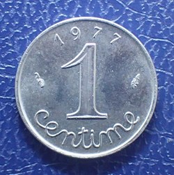 1 CENTIME Epi 1977