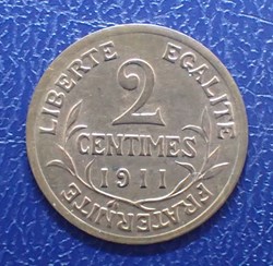 2 Centimes 1911 Daniel-Dupuis