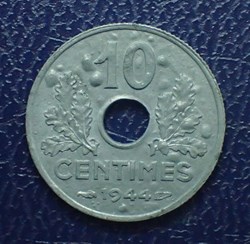 10 CENTIMES 1944 petit module