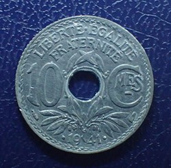 10 CENTIMES 1941 Lindauer type c