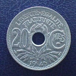 20 CENTIMES 1945
