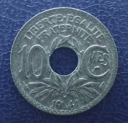 10 CENTIMES 1941 Lindauer type b