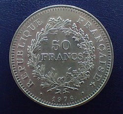 50 FRANCS 1976 Hercule