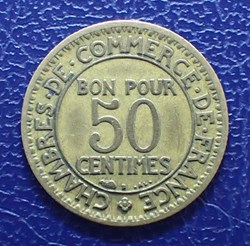 50 CENTIMES 1926 Chambre de commerce