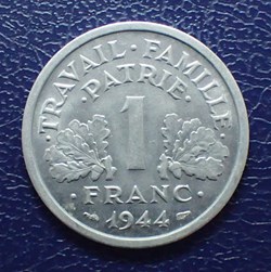 1 FRANC 1944 B Bazor