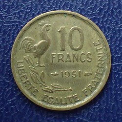 10 FRANCS 1951 Guiraud