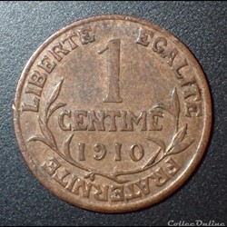 1 Centimes Daniel-Dupuis 1910