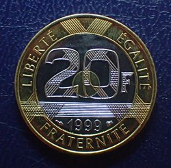 20 FRANCS 1999 Mont Saint-Michel