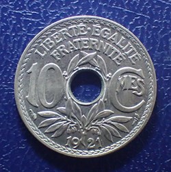 10 CENTIMES 1921 Lindauer
