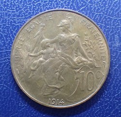 10 CENTIMES 1914 DUPUIS