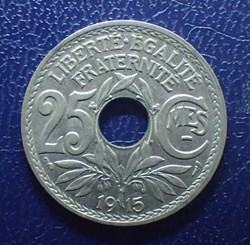 25 CENTIMES 1915 Lindauer Cmes souligné