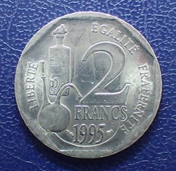 2 FRANCS 1995 Louis Pasteur