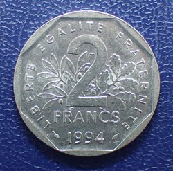 2 FRANCS 1994 Semeuse dauphin