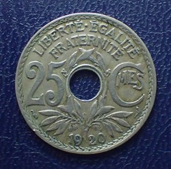 25 CENTIMES 1920 Lindauer