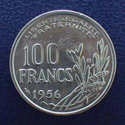 100 FRANCS 1956 B Cochet