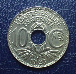 10 CENTIMES 1933 Lindauer