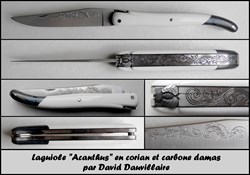 David Dauvillaire - Acanthus corian & carbone