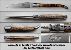 Coutellerie Brun - Bocote et inox