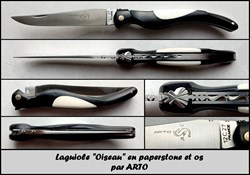 Arto - Oiseau paperstone et os