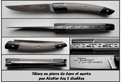 Thiers Les 2 diables - Pierre de lave et Morta
