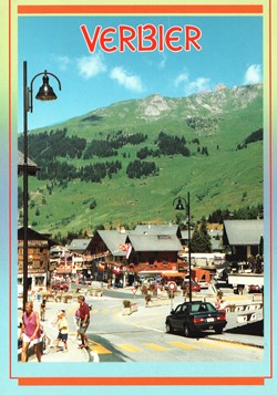 Verbier, place centrale avec Pierre Avoi (#V043)