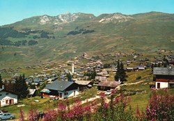 Verbier, vue de la station en direction de la Pierre Avoi (#V052)