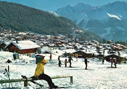 Verbier, piste des Moulins avec les Combins (#V058)