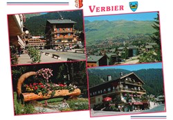 Verbier, montage avec 4 photos estivales (#V126)