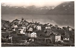 Pully, vue du village avec voice CFF (#P017)