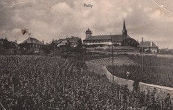 Pully, l'église et le Prieuré depuis les vignes (#P040)