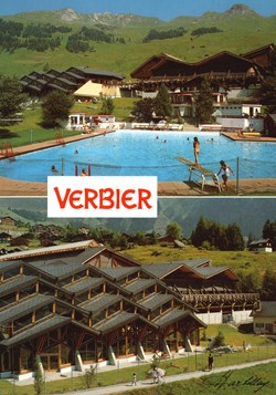 Verbier, au centre polysportif, la Piscine et la Pierre Avoi. (#V012)