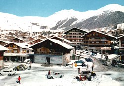 Verbier, place centrale avec kiosque (#V109)