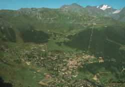 Vue aérienne de Verbier, avec le Mont-Fort (#V005)