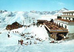 Verbier, restaurants et terrasses des Ruinettes (#V064)