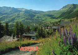 Verbier, vue de la station en direction de Savoleyres (#V092)